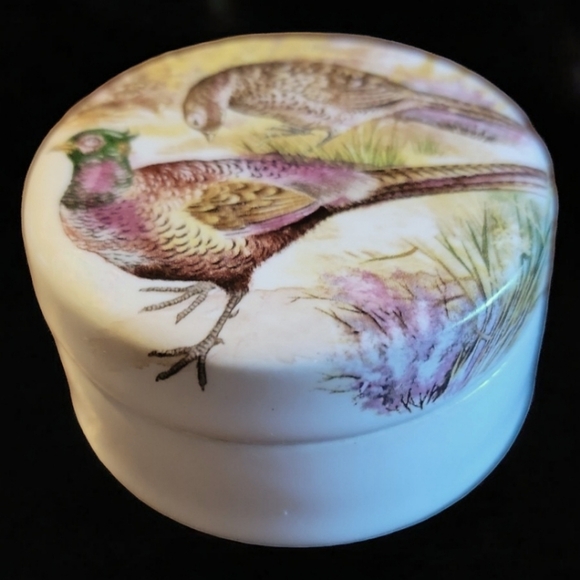 Vtg Elsenham Quality Foods Gentlemans Relish Small Pot Patum Peperium Pheasant - Picture 2 of 6